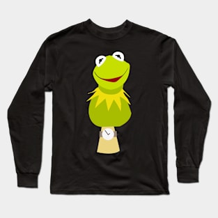 Kermit with hand inside Long Sleeve T-Shirt